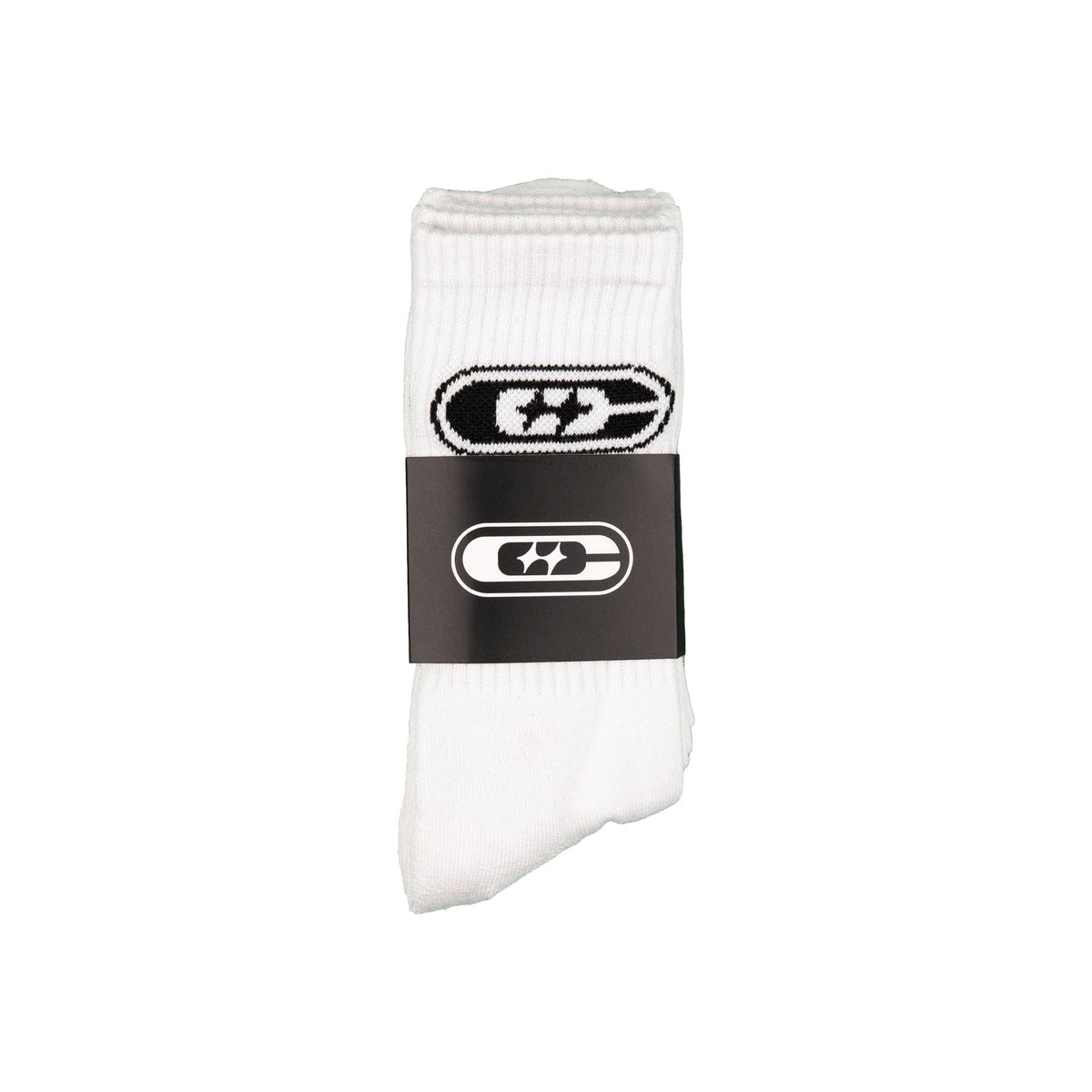Common Hype Double Star Sock White (3-Pack)