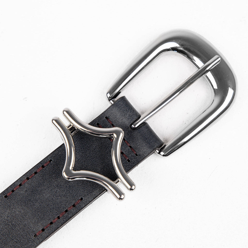 Commons Studios Outlaw Leather Belt Onyx