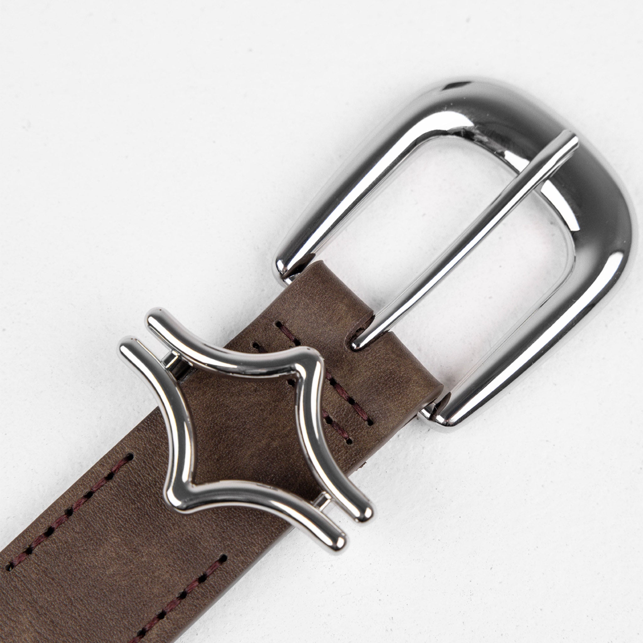 Commons Studios Outlaw Leather Belt Tobacco