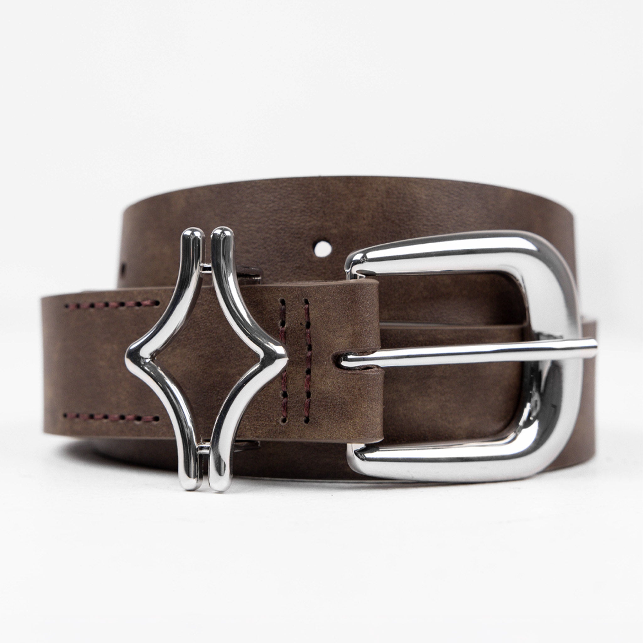 Commons Studios Outlaw Leather Belt Tobacco