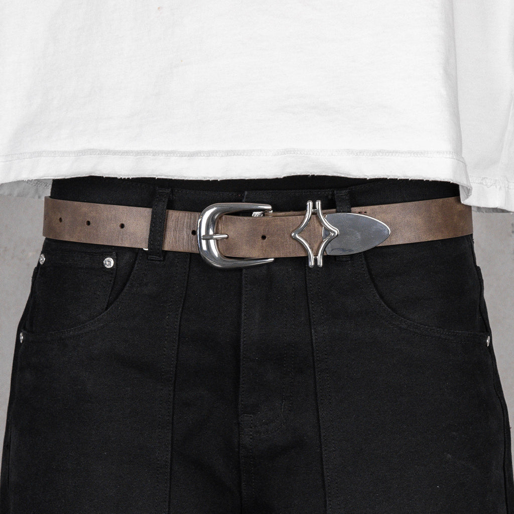 Commons Studios Outlaw Leather Belt Tobacco