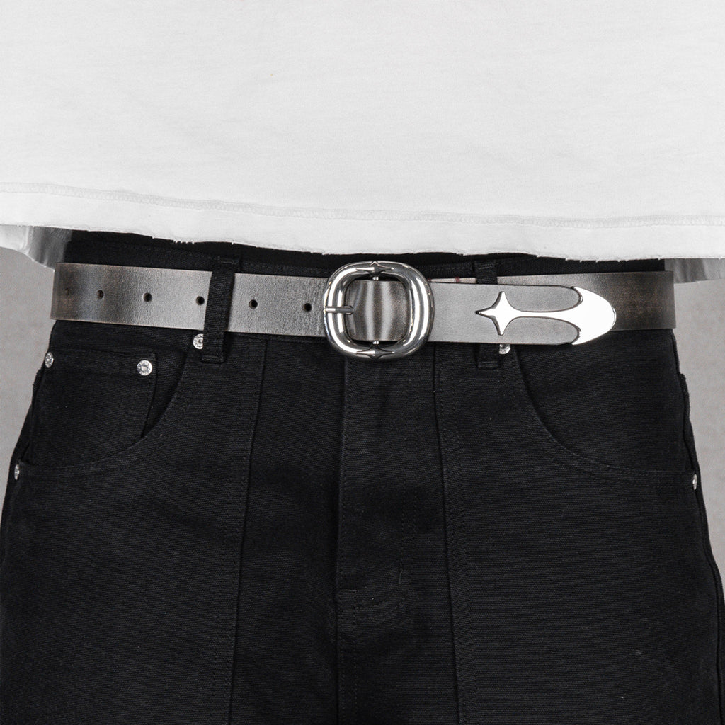 Commons Studios Starslinger Leather Belt Smoke