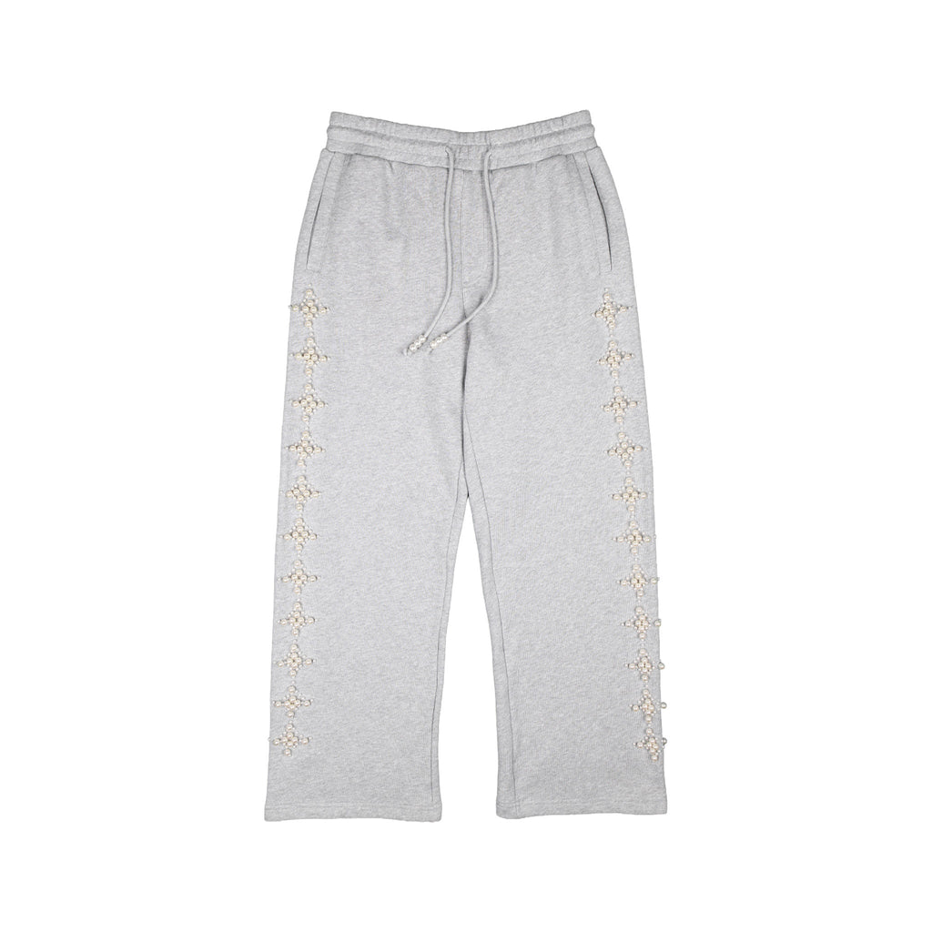 Commons Pearled Star Sweatpant Heather Grey