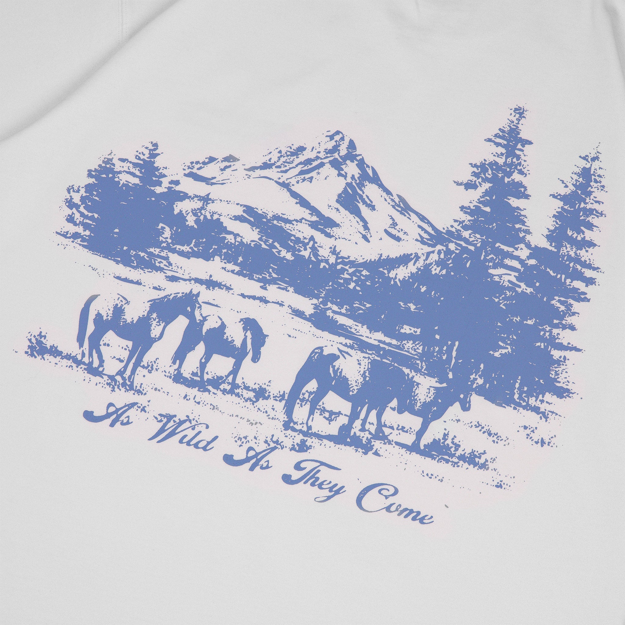 Compliments Wild As They Come White Vintage Shirt