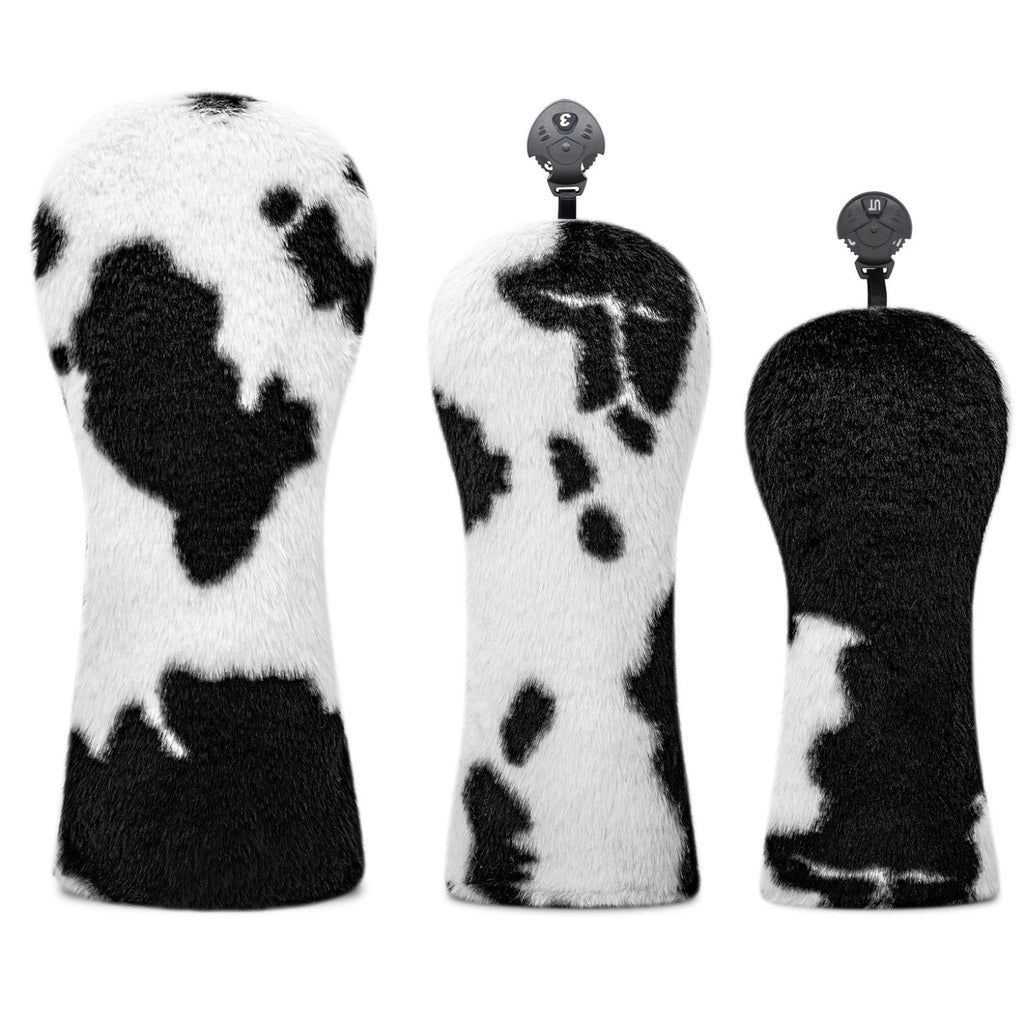 Cow Print Golf Headcovers