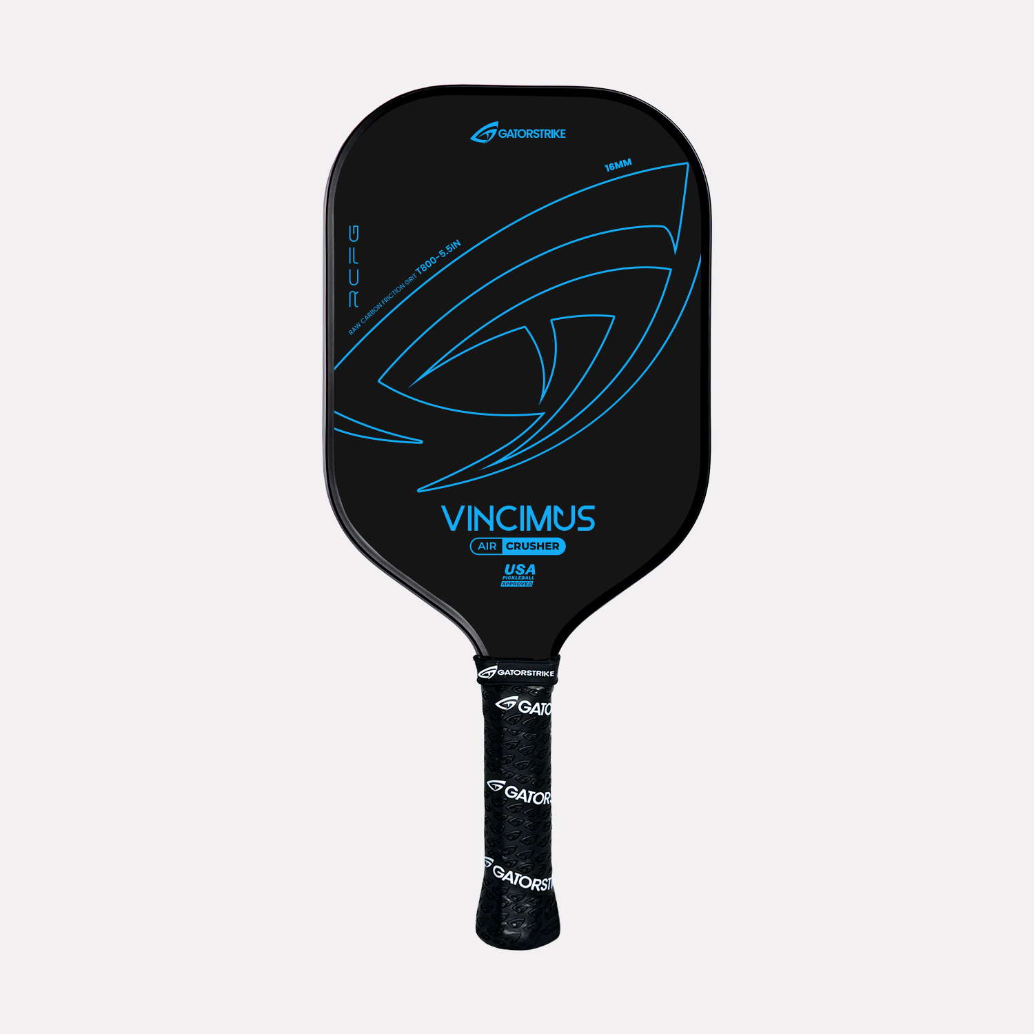 GatorStrike Vincimus Power — Raw Carbon Pickleball Paddle Under $150