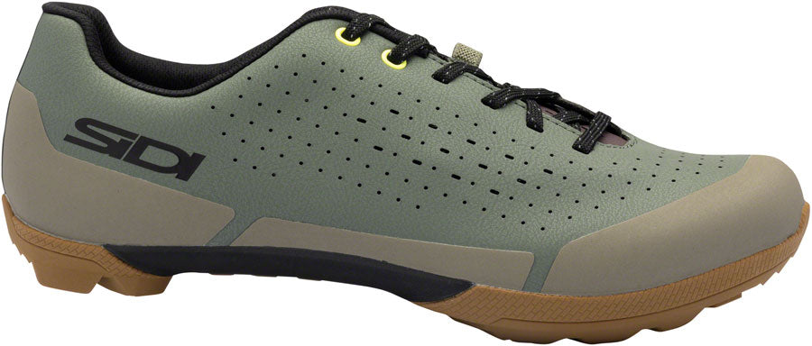 SIDI Asper Laces Gravel Shoes - Men's Military 50 Millennium Fit