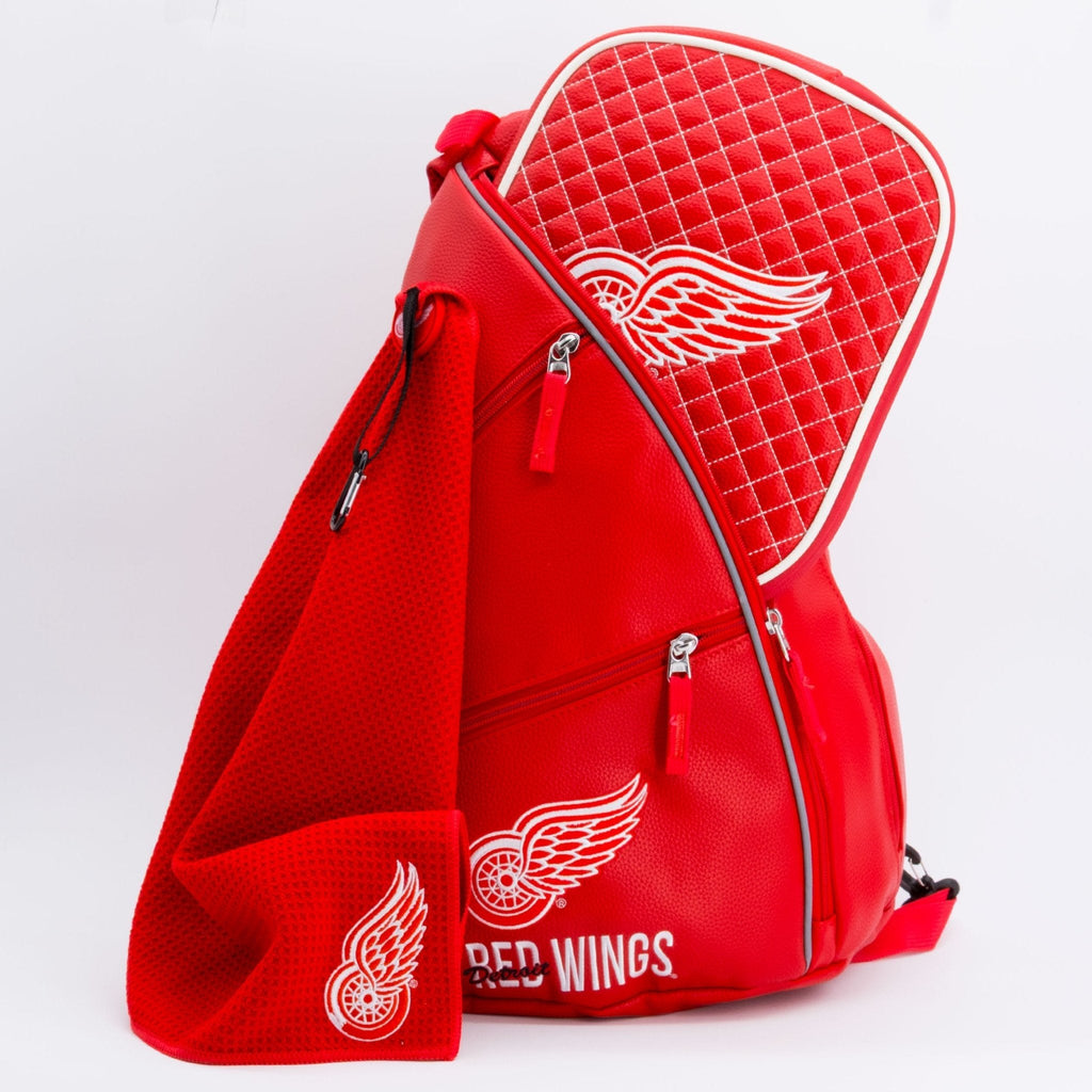 Detroit Red Wings PU Leather Backpack