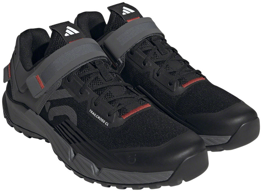 Five Ten Trailcross Mountain Clipless Shoes - Men's Core BLK/Gray Three/Red 7.5
