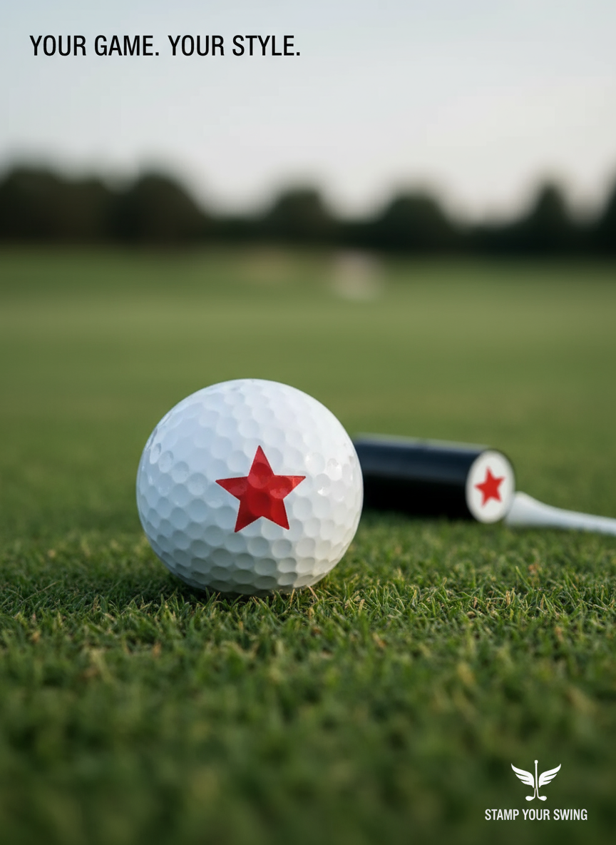 Quick-Dry Golf Ball Stamper