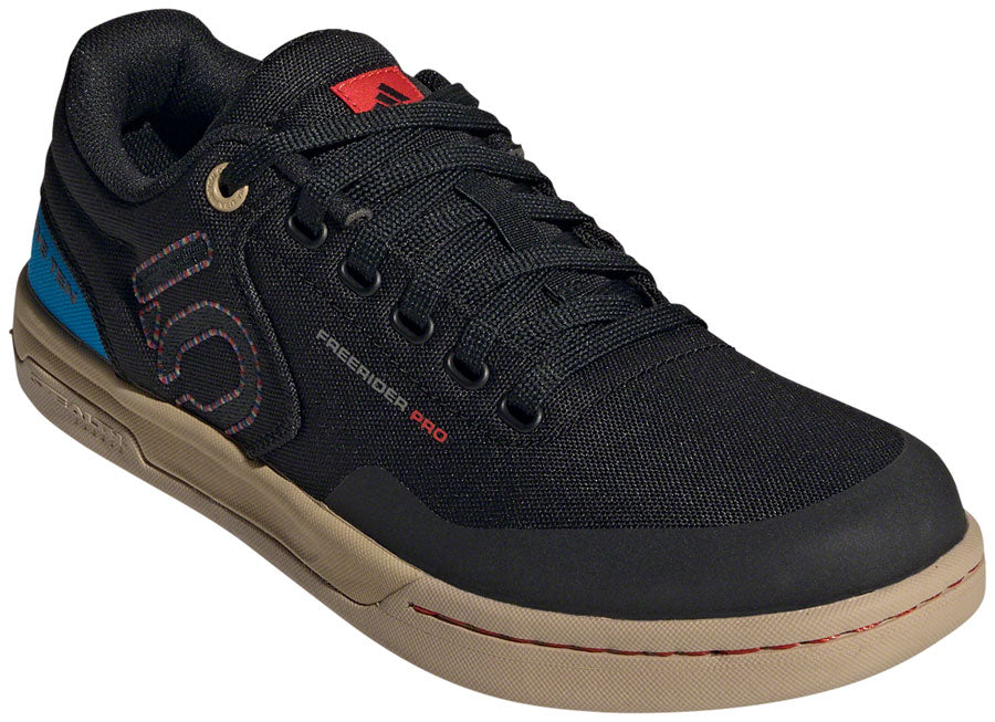 Five Ten Freerider Pro Canvas Flat Shoes - Men's Core BLK/Carbon/Pulse Lime 11.5