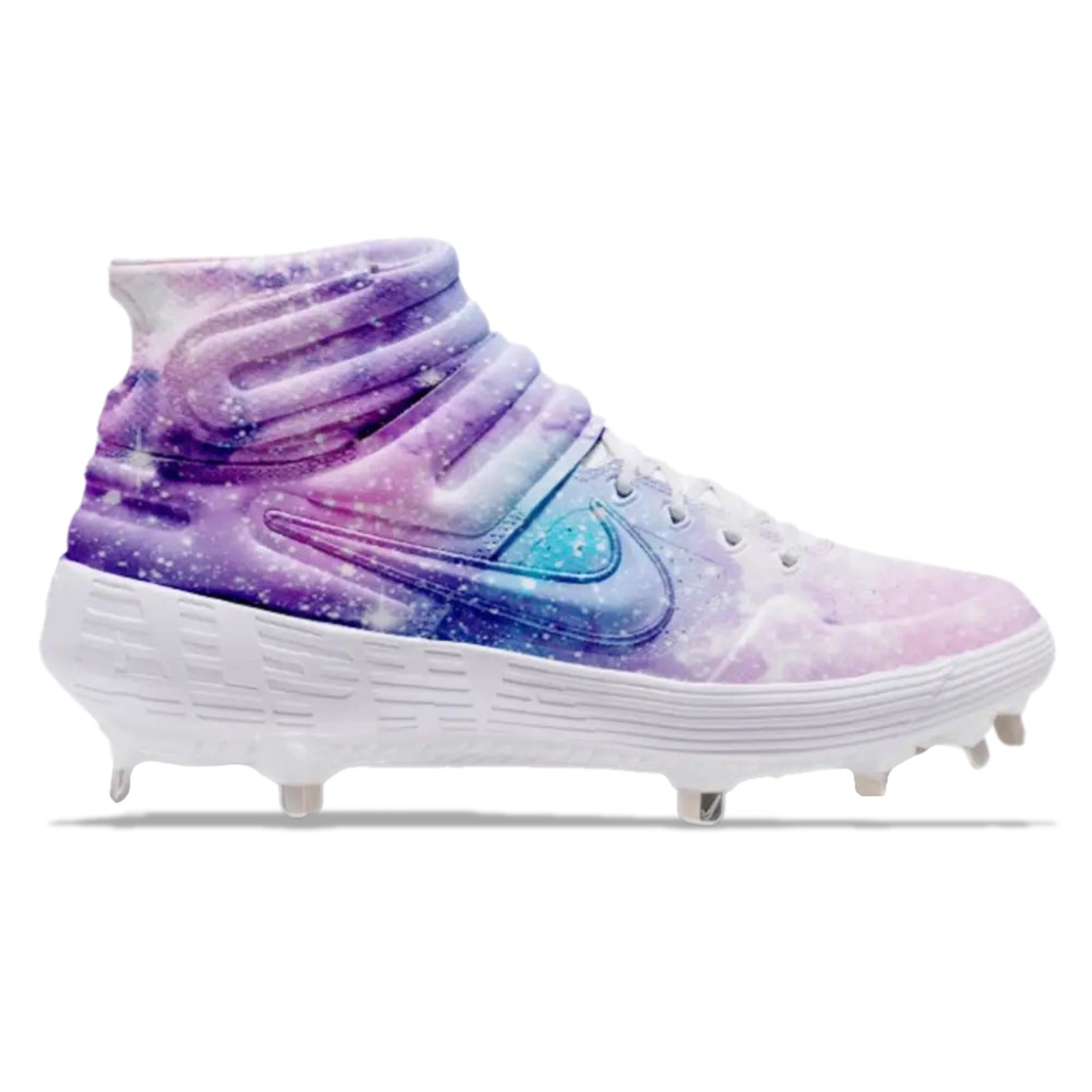 "Galaxy" Nike Alpha Huarache Elite 2 Mid Cleats