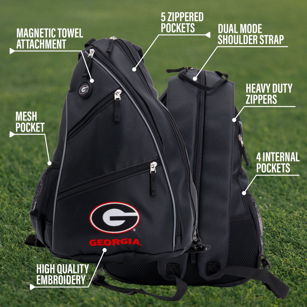 Georgia Bulldogs PU Leather Backpack