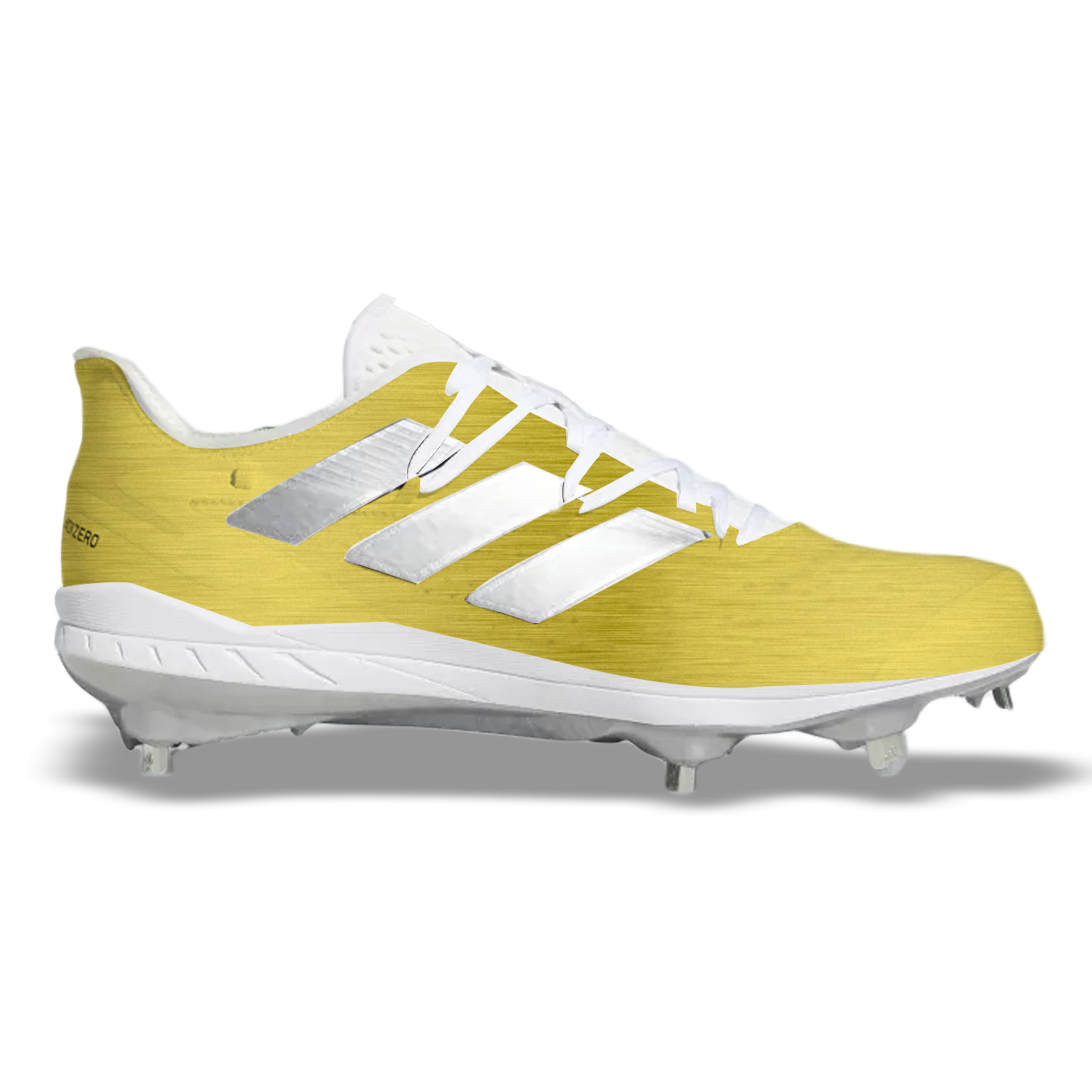 "Gold" Adidas Adizero Afterburner 8 Cleats