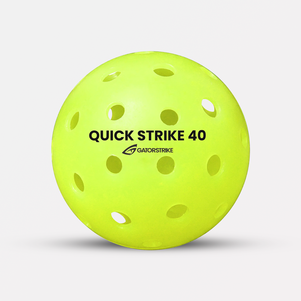 Quick Strike 40 Outdoor Pickleballs — Durable Long Lifetime Balls
