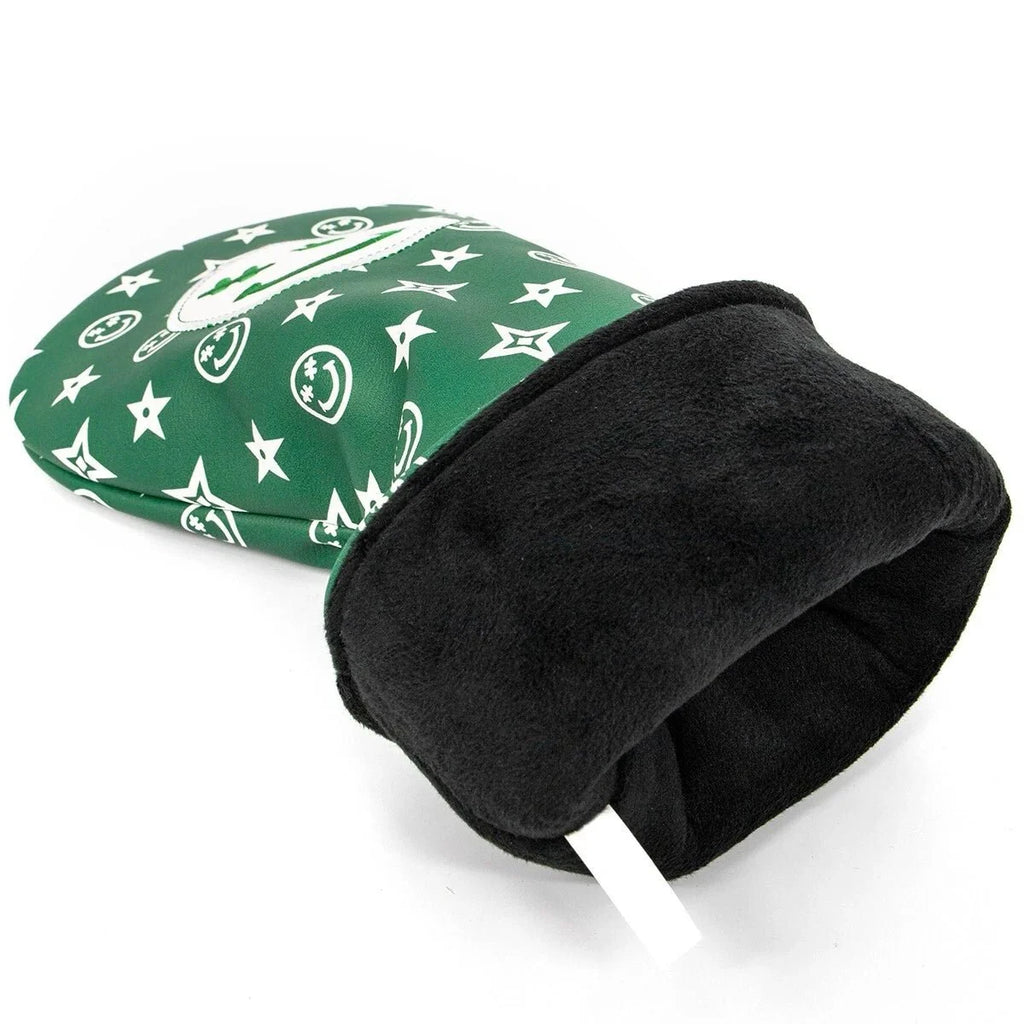 Green Smiley Star Driver Headcover – Good Vibes Only