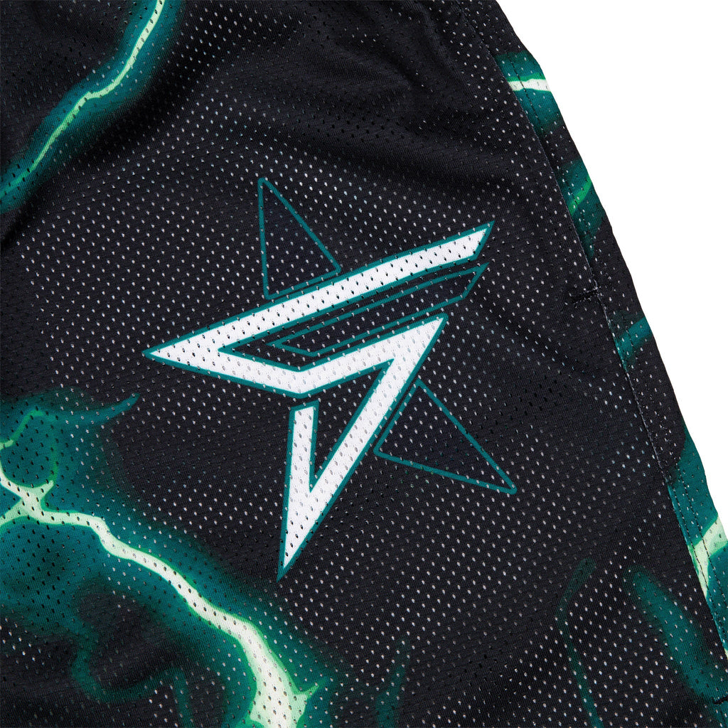 Common Hype x Five Stars Green Bolt Mesh Short