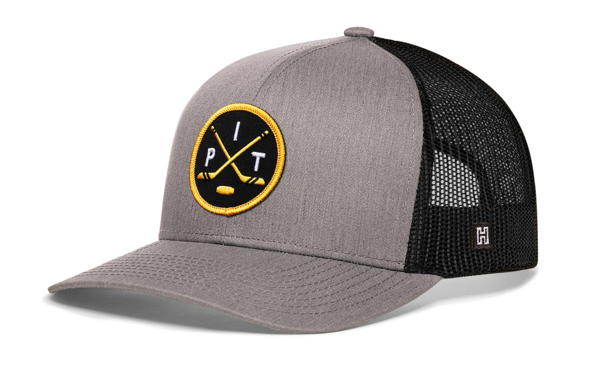 Pittsburgh Hockey Trucker Hat  |  PIT X Snapback