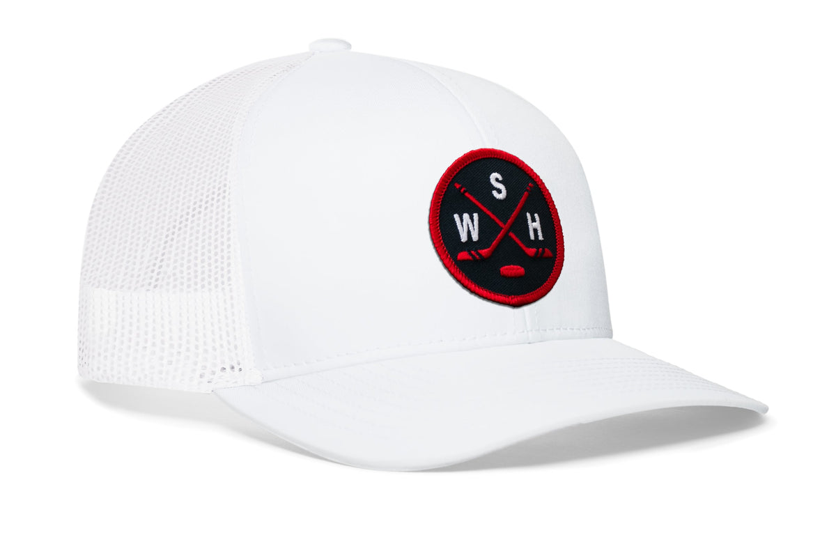 Washington DC Hockey Trucker Hat  |  WSH X Snapback