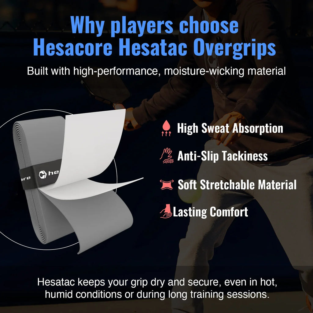 Hesacore Hesatac Pickleball Paddle Overgrip – Pink