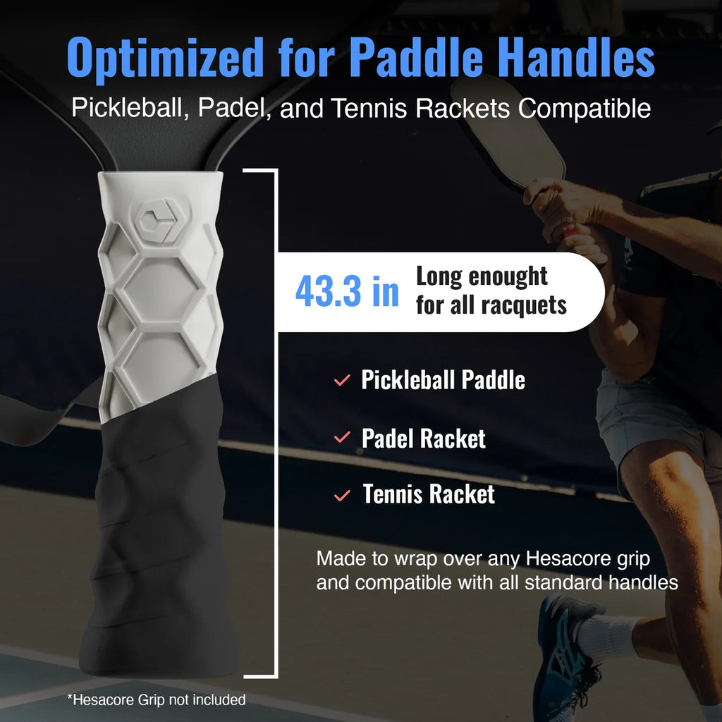 Hesacore Hesatac Pickleball Paddle Overgrip – Black