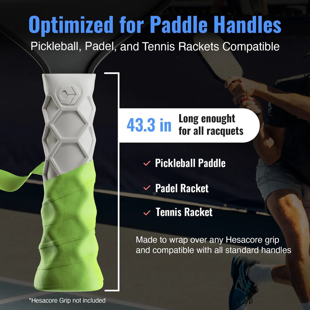 Hesacore Hesatac Pickleball Paddle Overgrip – Neon Green