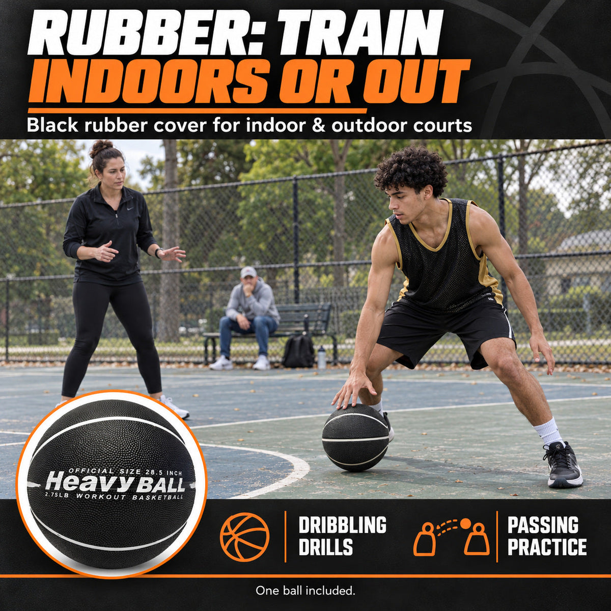 Weighted Basketball HeavyTrainer (3 or 2.75 lbs)