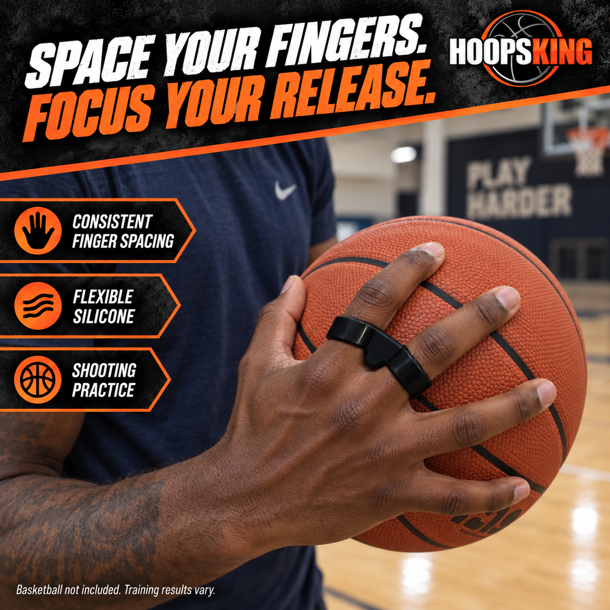 Basketball Shot Finger Spacer Training Aid