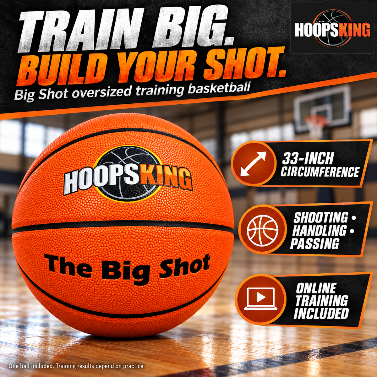 Big Shot 33" Training Basketball w- Training Video