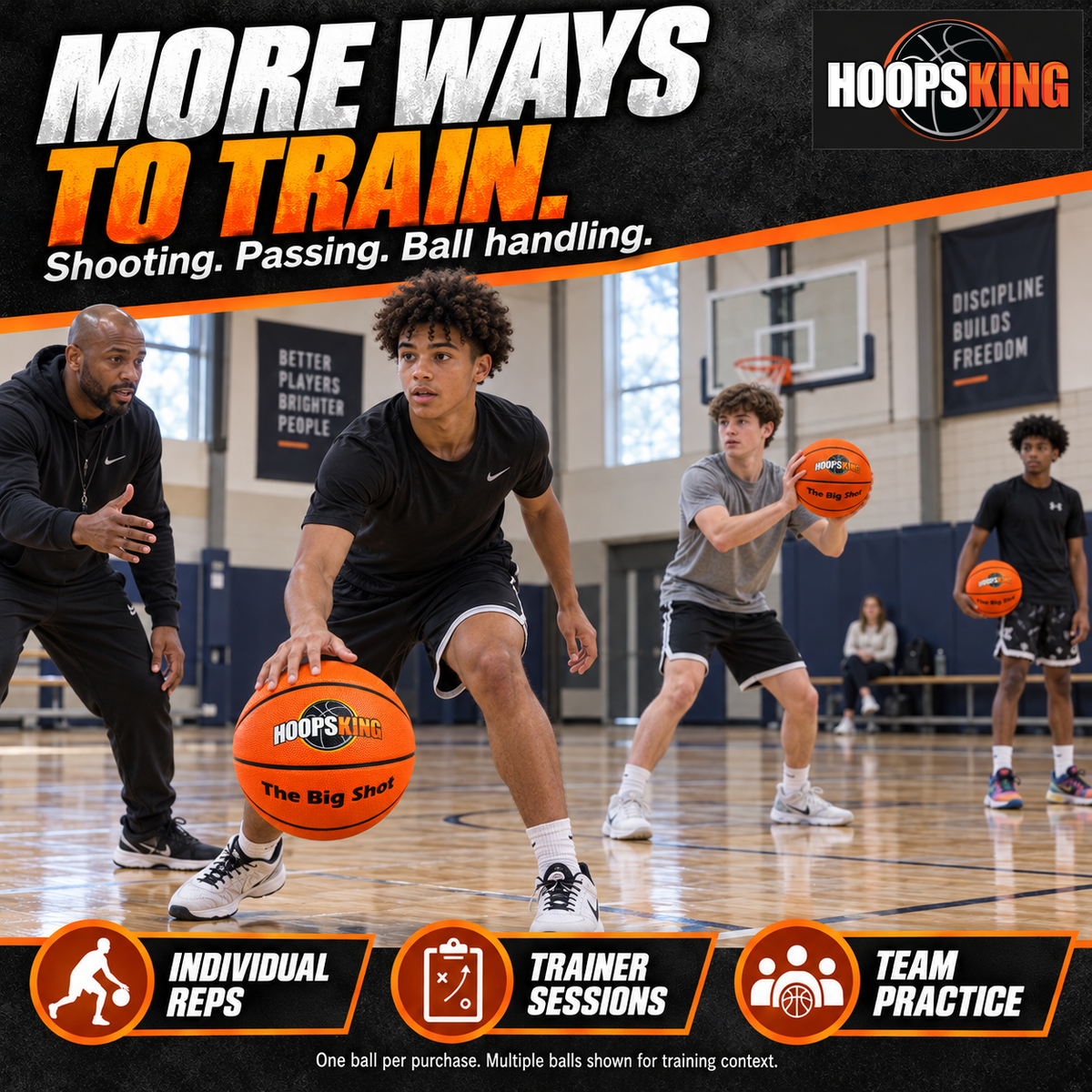 Big Shot 33" Training Basketball w- Training Video