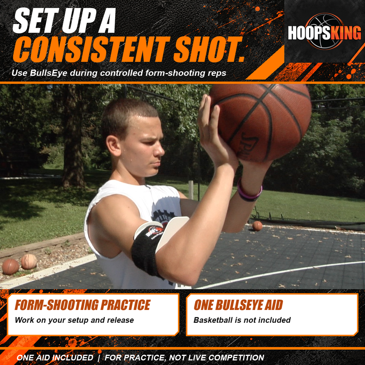 Bulls Eye Basketball Shooting Aid