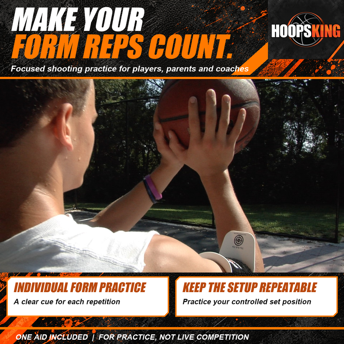 Bulls Eye Basketball Shooting Aid