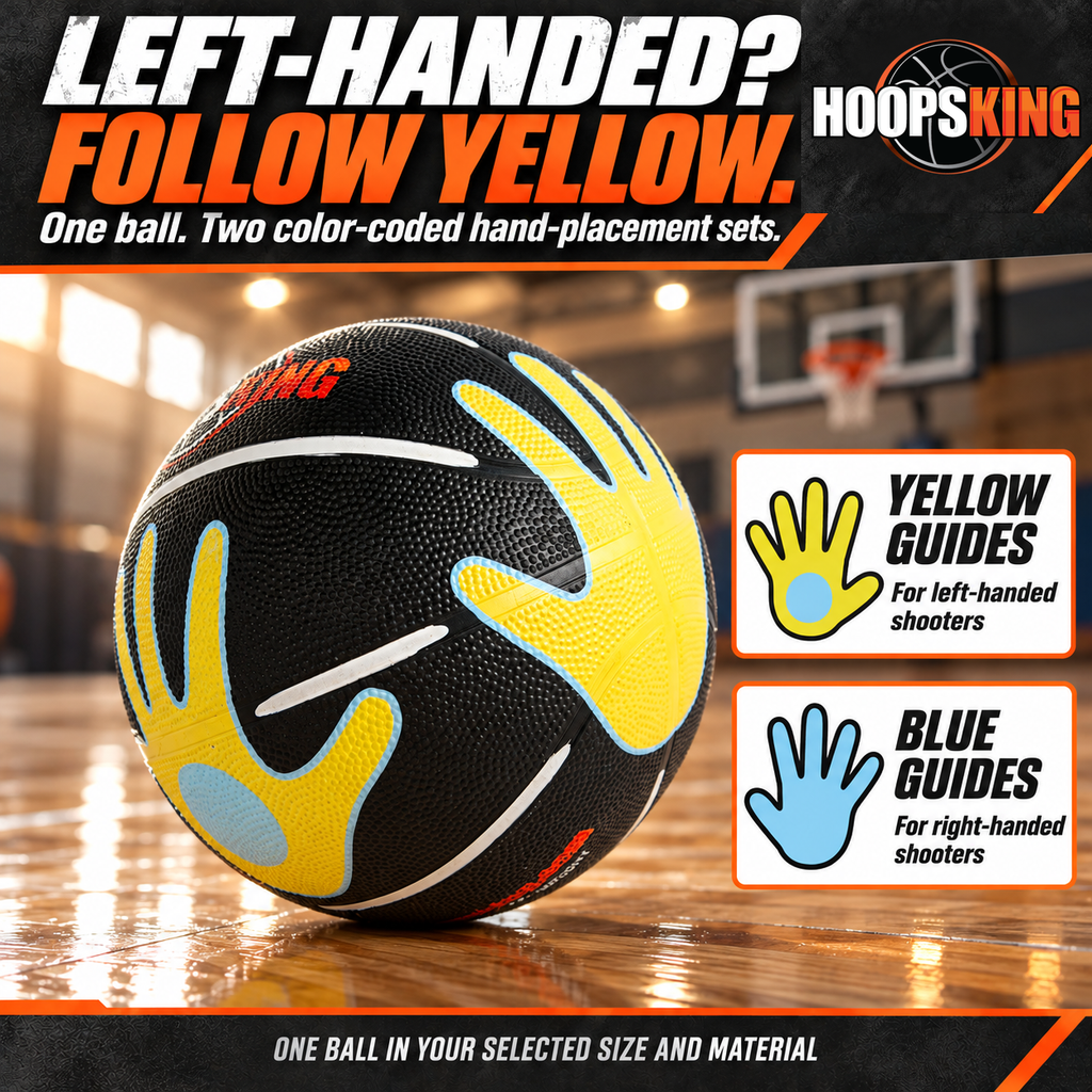 Hands on Shooter Basketball w- Hand Placement