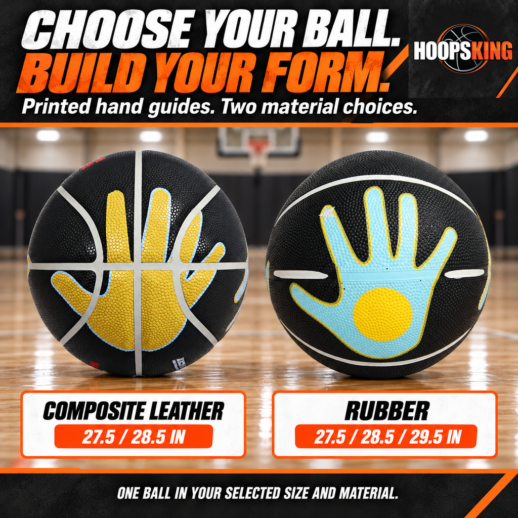 Hands on Shooter Basketball w- Hand Placement