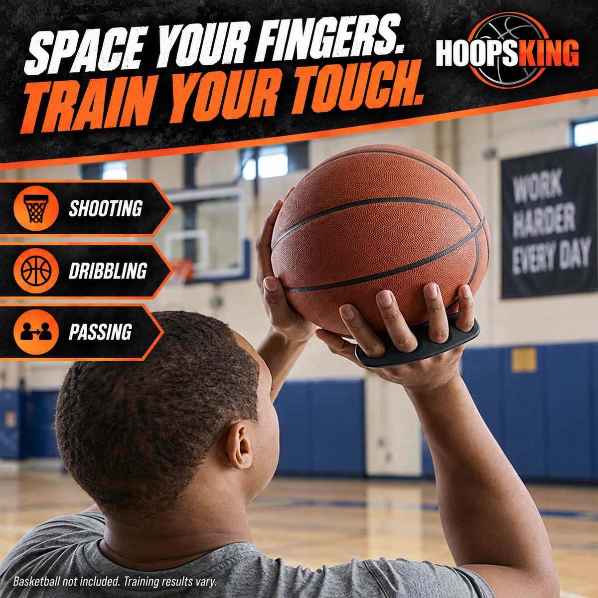 Hot Shot Basketball Finger Spacing Training Aid