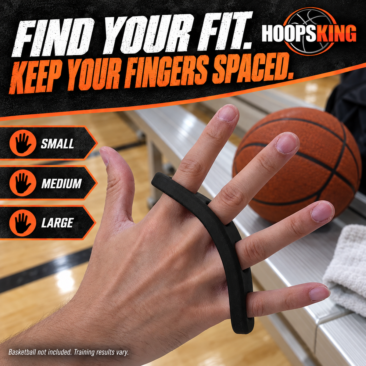 Hot Shot Basketball Finger Spacing Training Aid