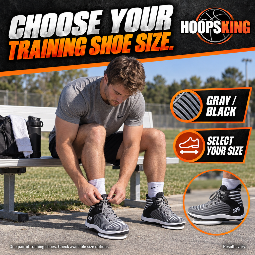 J99 Flex Ultra Strength Plyometric Training Shoes, Gray/Black