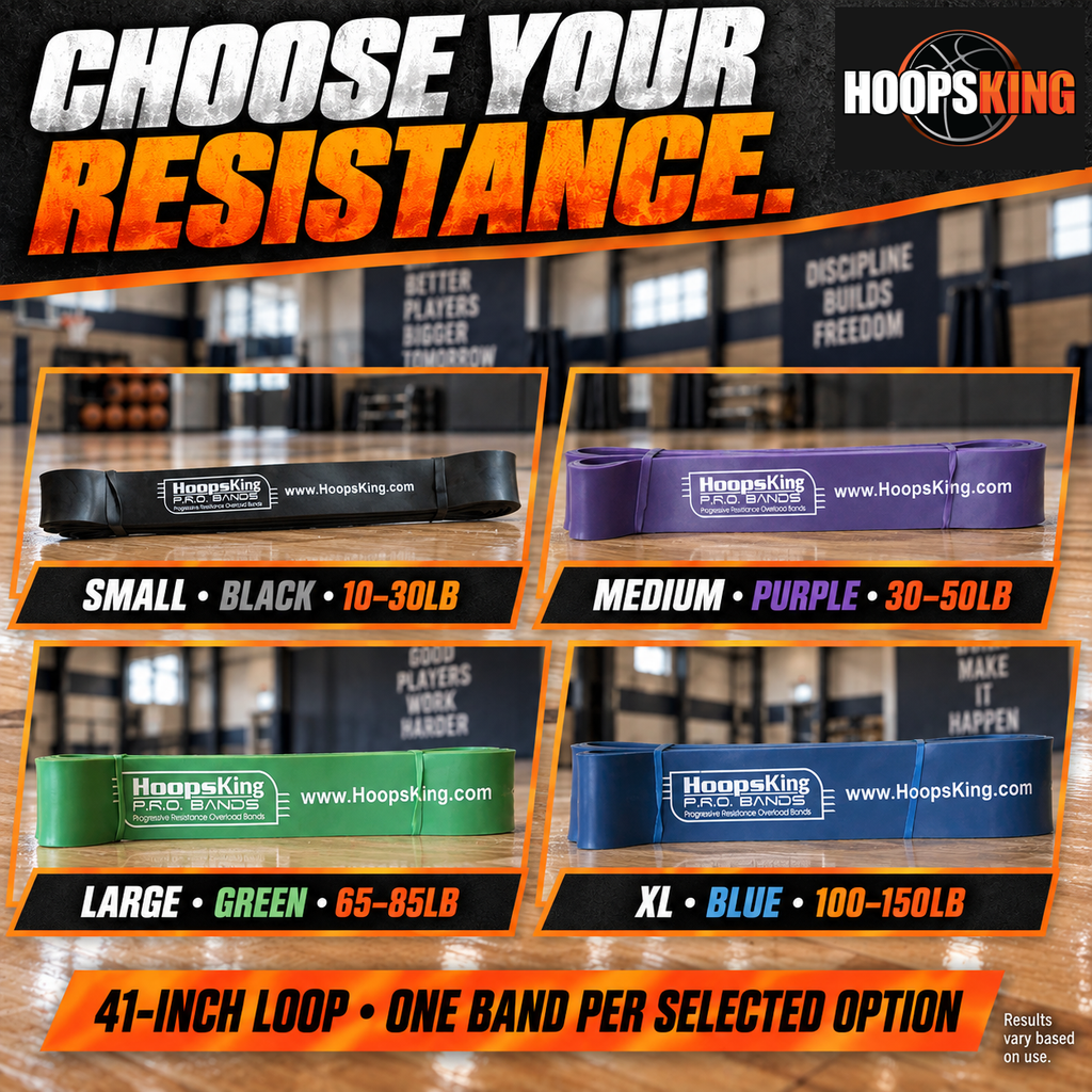 P.R.O. Bands Basketball Resistance Training Bands for Strength, Speed & Vertical Jump Training