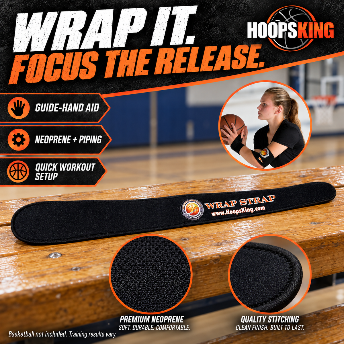 Wrap Strap (Off Hand) | Basketball Shooting Aid