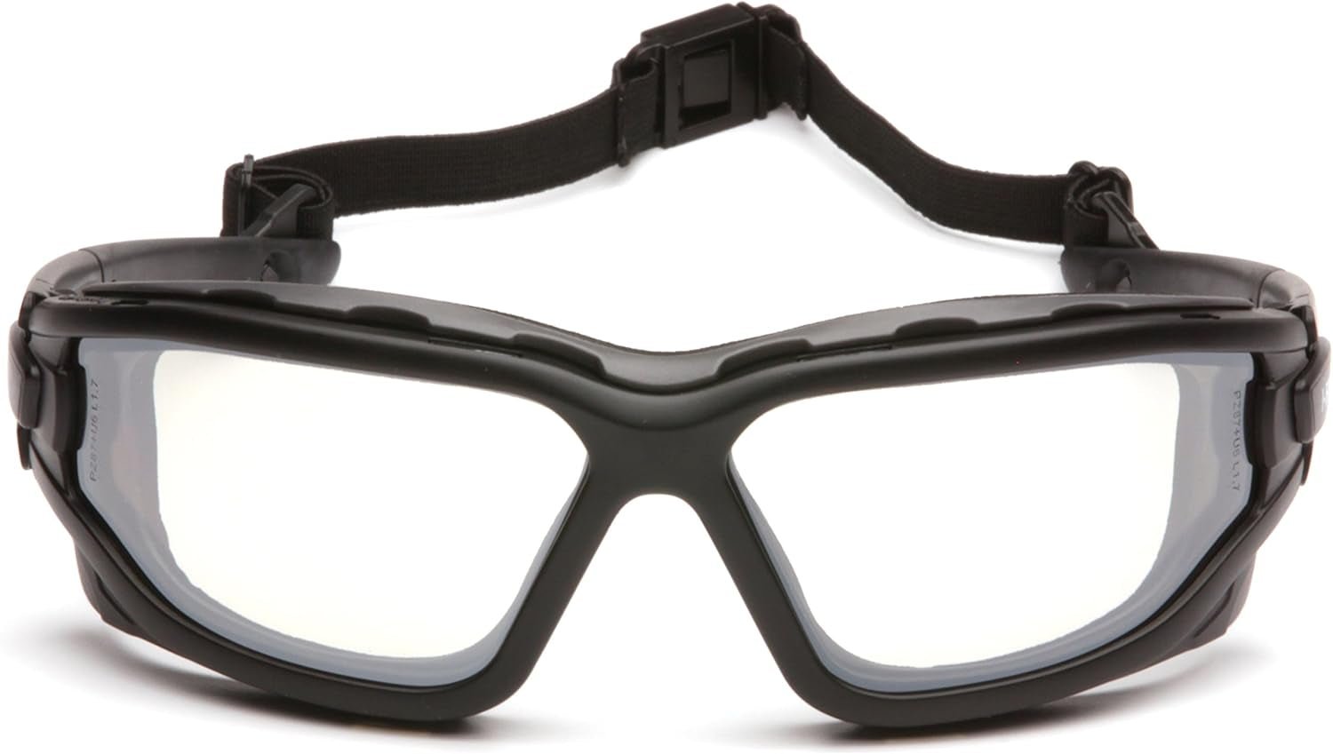 I-Force Sporty Dual Pane Anti-Fog Goggles with Black Frame and Clear Anti-Fog Lens