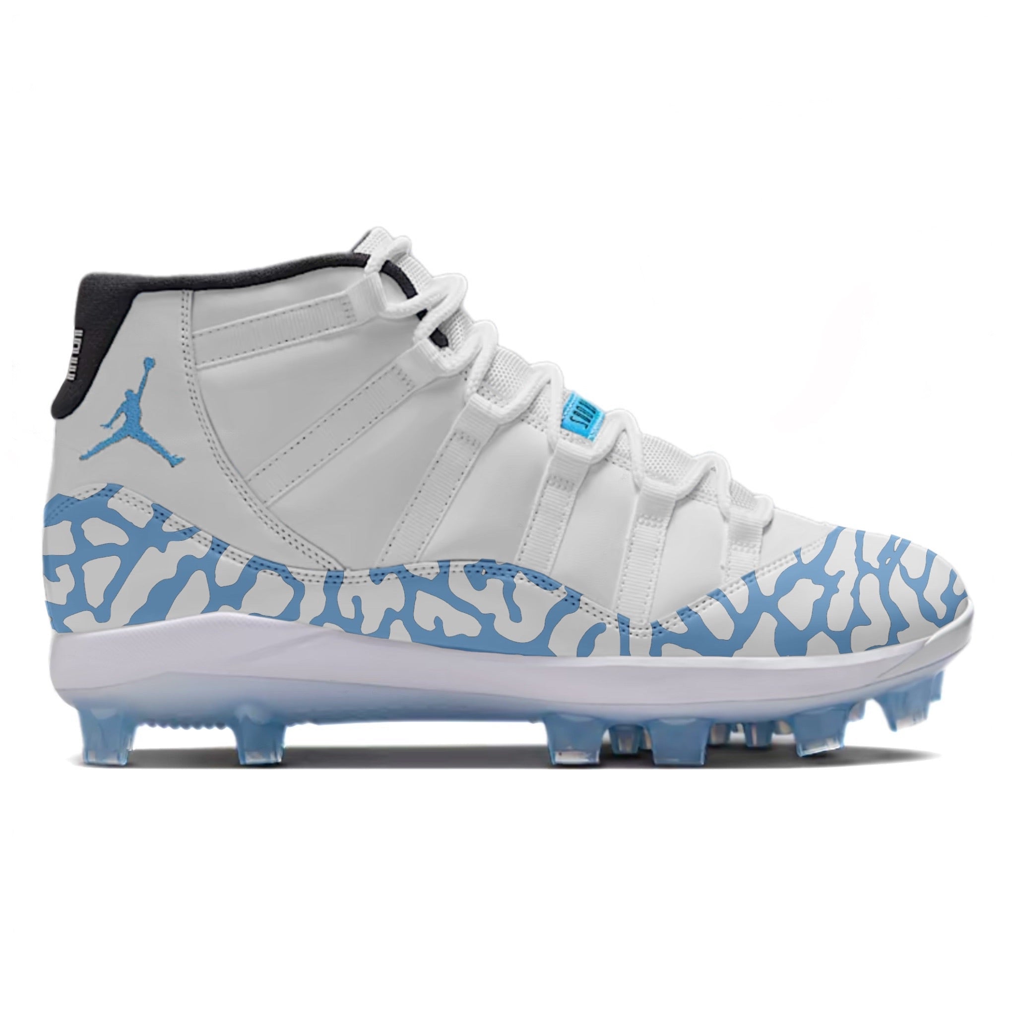 "Iceberg" Jordan 11 Retro MCS Baseball Cleats