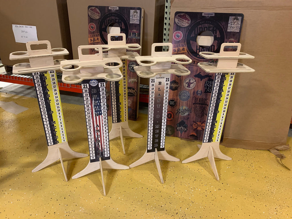 10 pack! League Bundle Cornhole Score board/drink holder / iPad holder - qty of 10 / free ship!