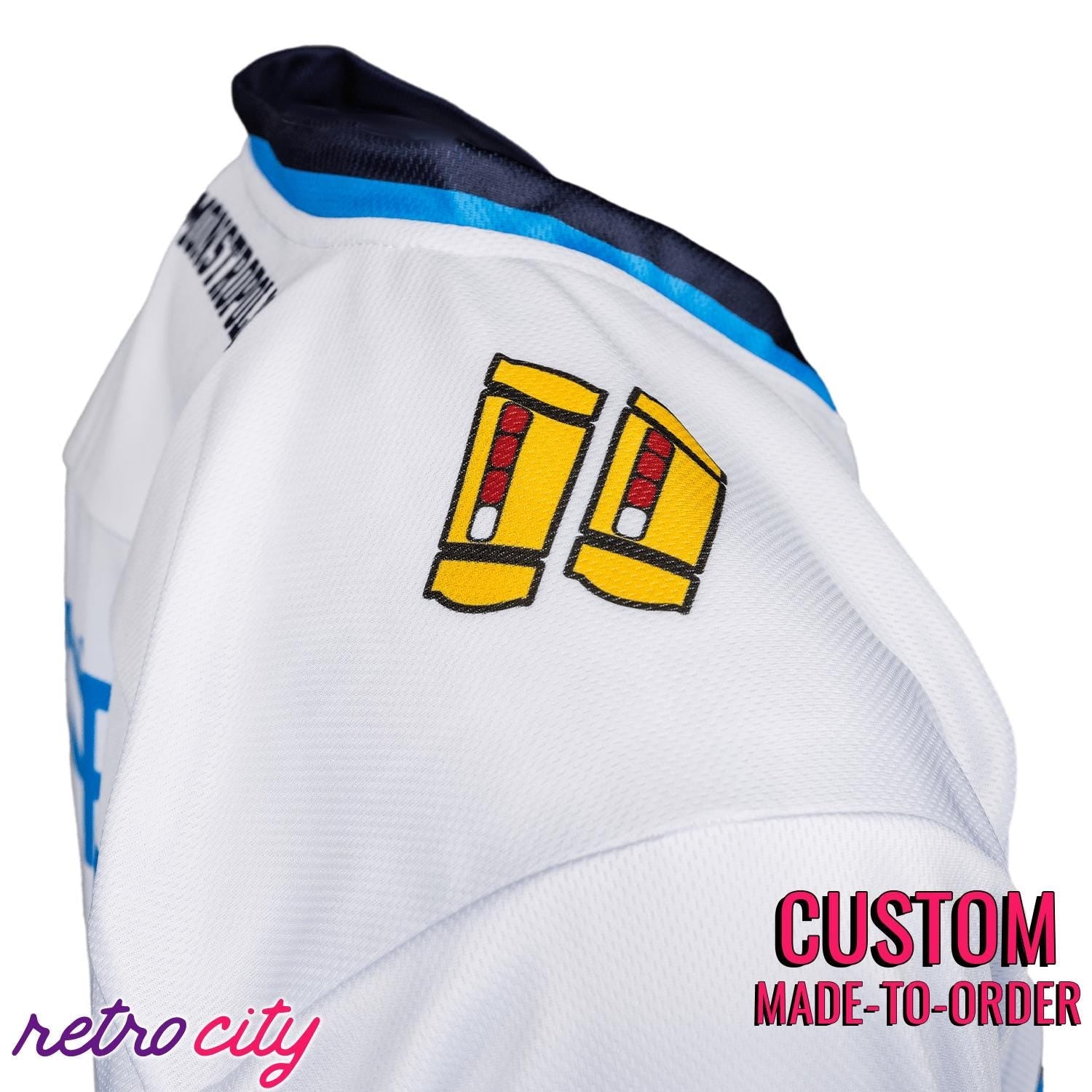 Monstropolis Monsters Hockey Jersey Sweater (White)