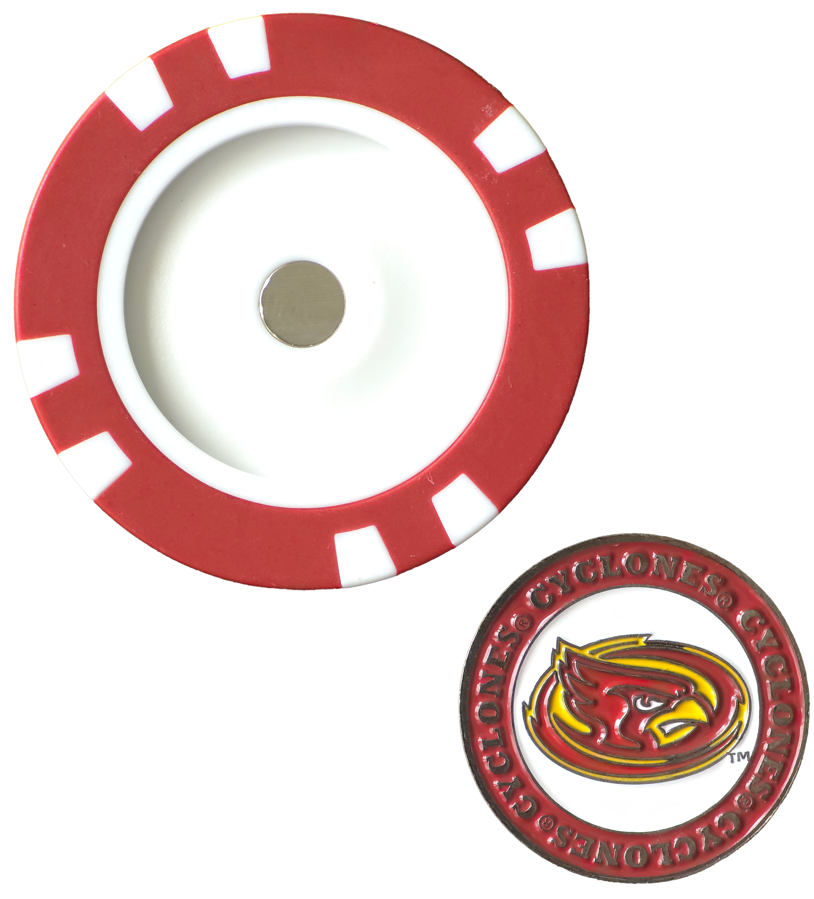 Officially Licensed Iowa State Cyclones Poker Chip Ball Marker