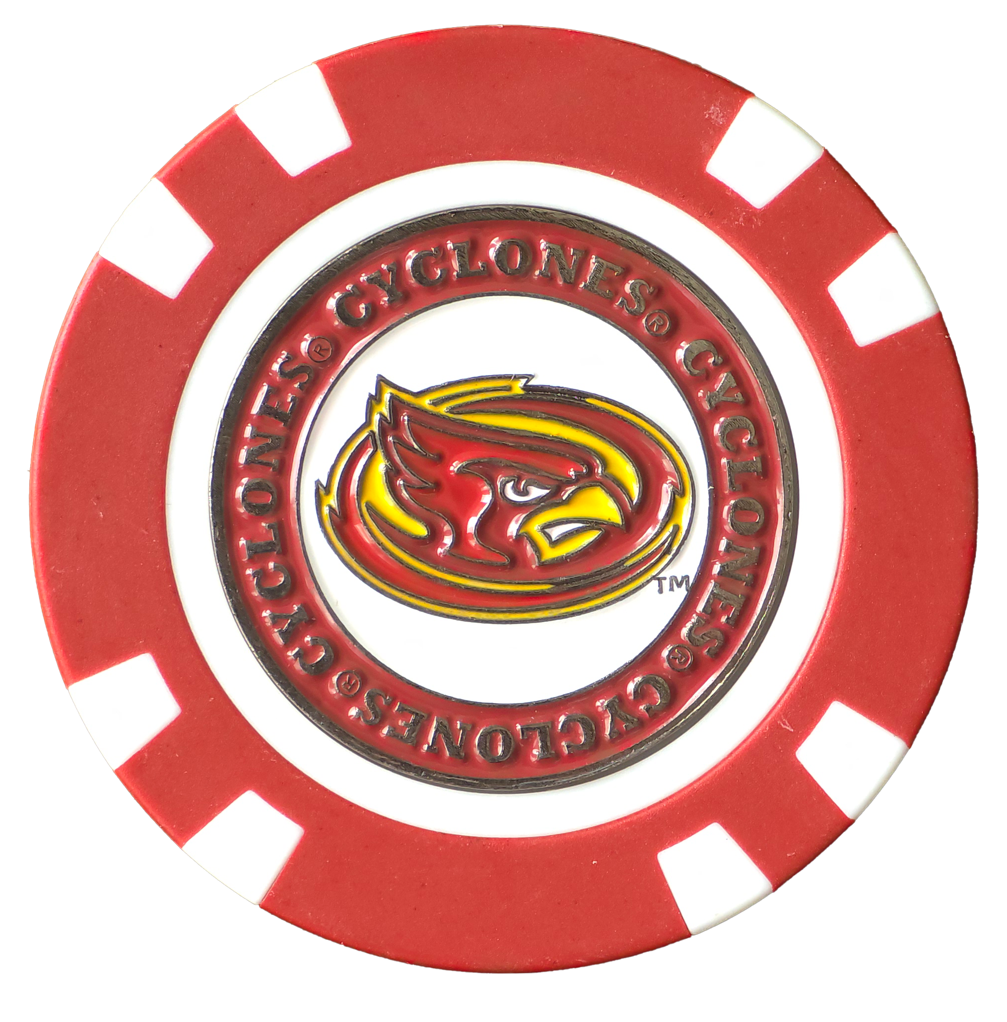 Officially Licensed Iowa State Cyclones Poker Chip Ball Marker