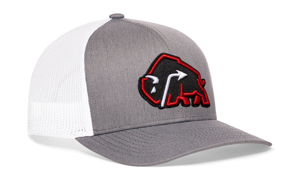 JBR x Haka Red Bison Trucker Hat  |  Buffalo Snapback