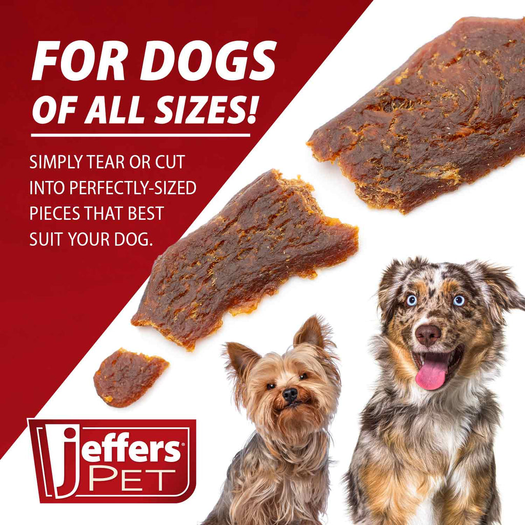 Jeffers High Protein Chicken Jerky Dog Treats, 24 oz - 100% Natural, Grain-free, Gluten-free, Made in USA
