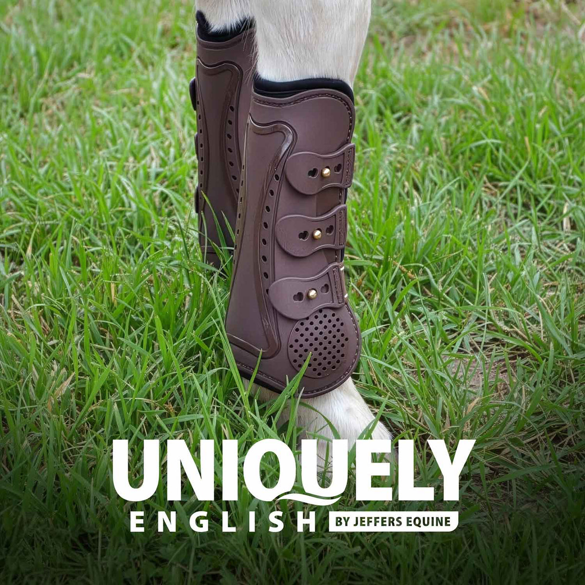 Jeffers Uniquely English Horse Tendon Boots, 2-Pack