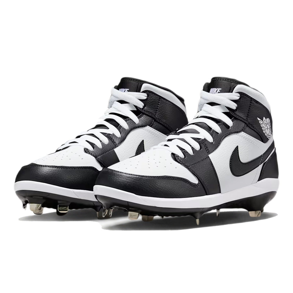 "Panda" Jordan 1 Retro Cleats