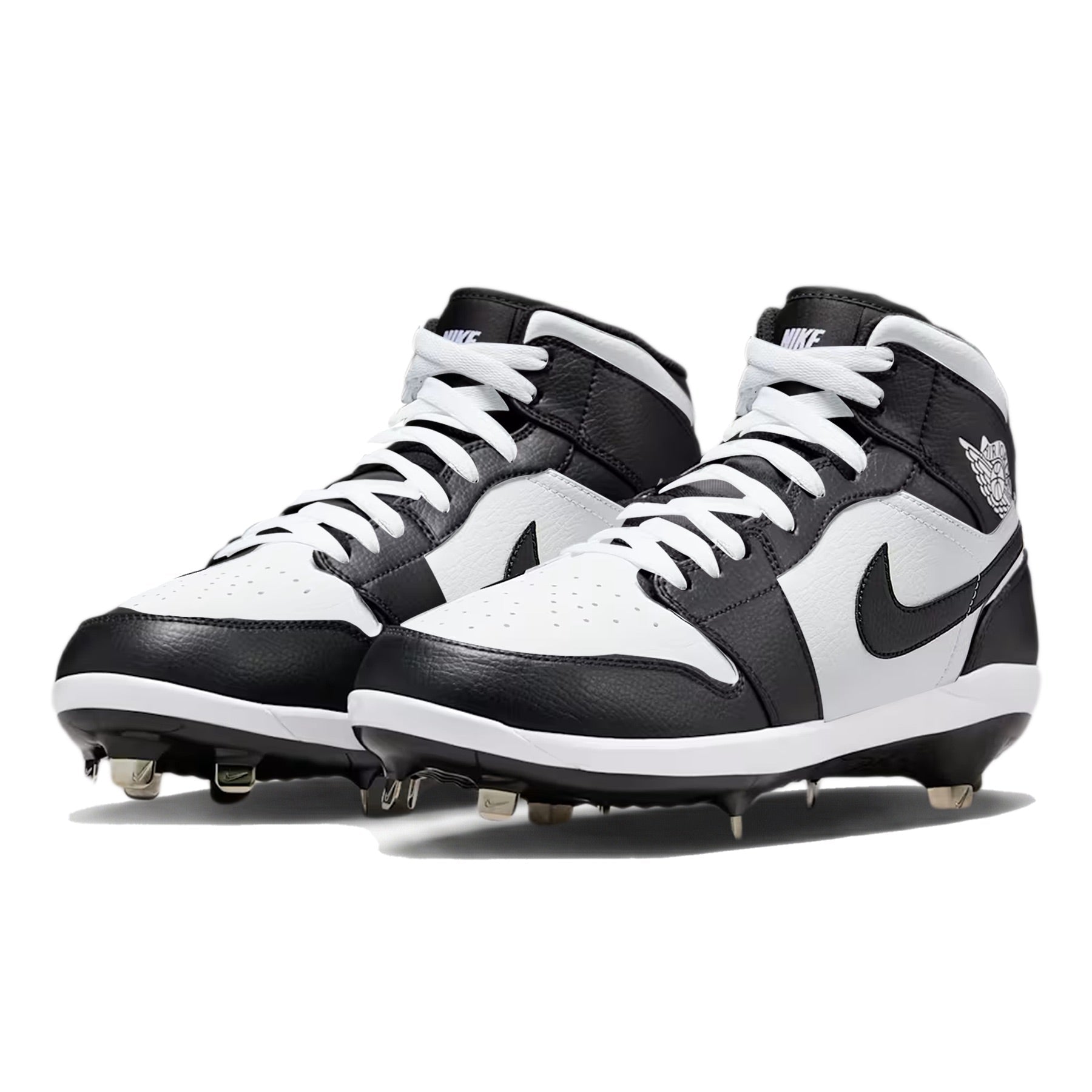 "Panda" Jordan 1 Retro Cleats